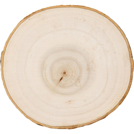 Bark Wood Round 9"