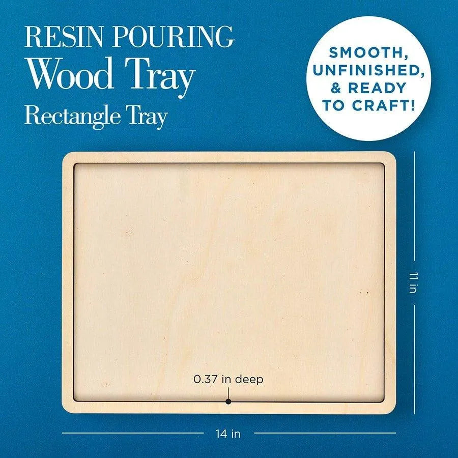 Rectangle Wood Tray - 11" x 14"