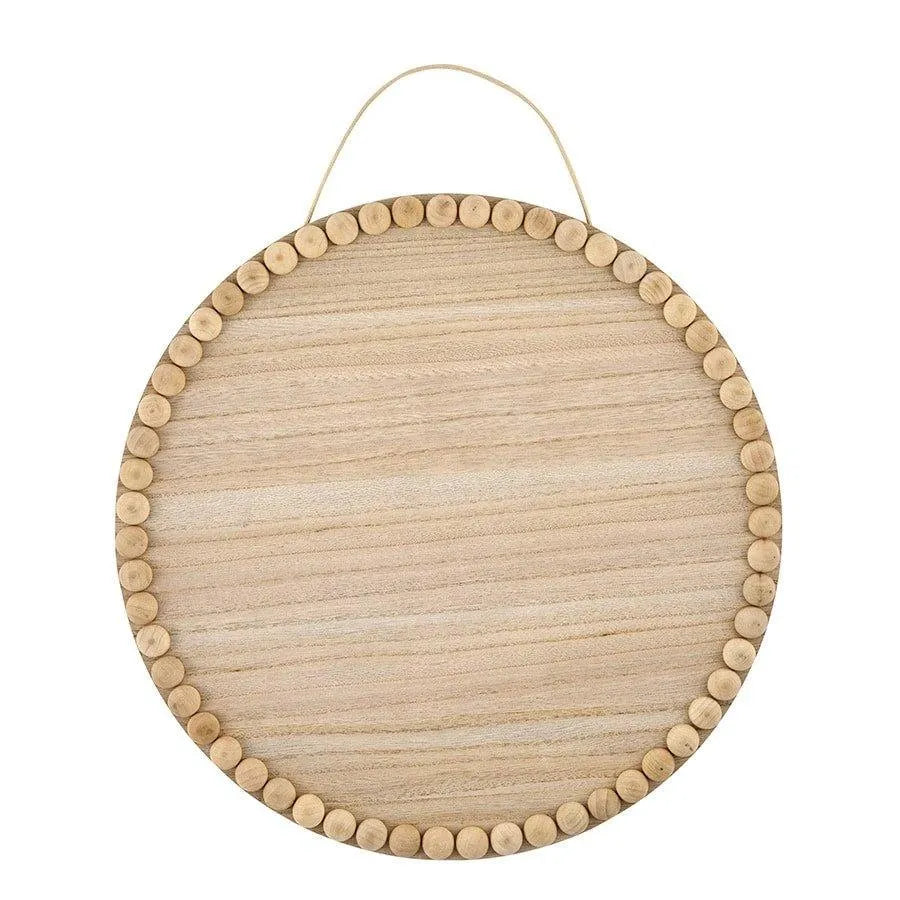Wood Circle with Beaded Edge - 15.625"
